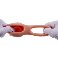 6.89in 7.88in Vibrating Cock Sleeve Dildo Stretchy Penis Ring Wearable Cover