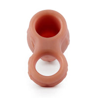 6.89in 7.88in Vibrating Cock Sleeve Dildo Stretchy Penis Ring Wearable Cover