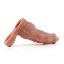 6.89in 7.88in Vibrating Cock Sleeve Dildo Stretchy Penis Ring Wearable Cover