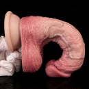6.89in Double-layer Liquid Silicone Skin-like Soft Lifelike Real Women Dildo