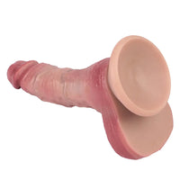 6.89in Double-layer Liquid Silicone Skin-like Soft Lifelike Real Women Dildo