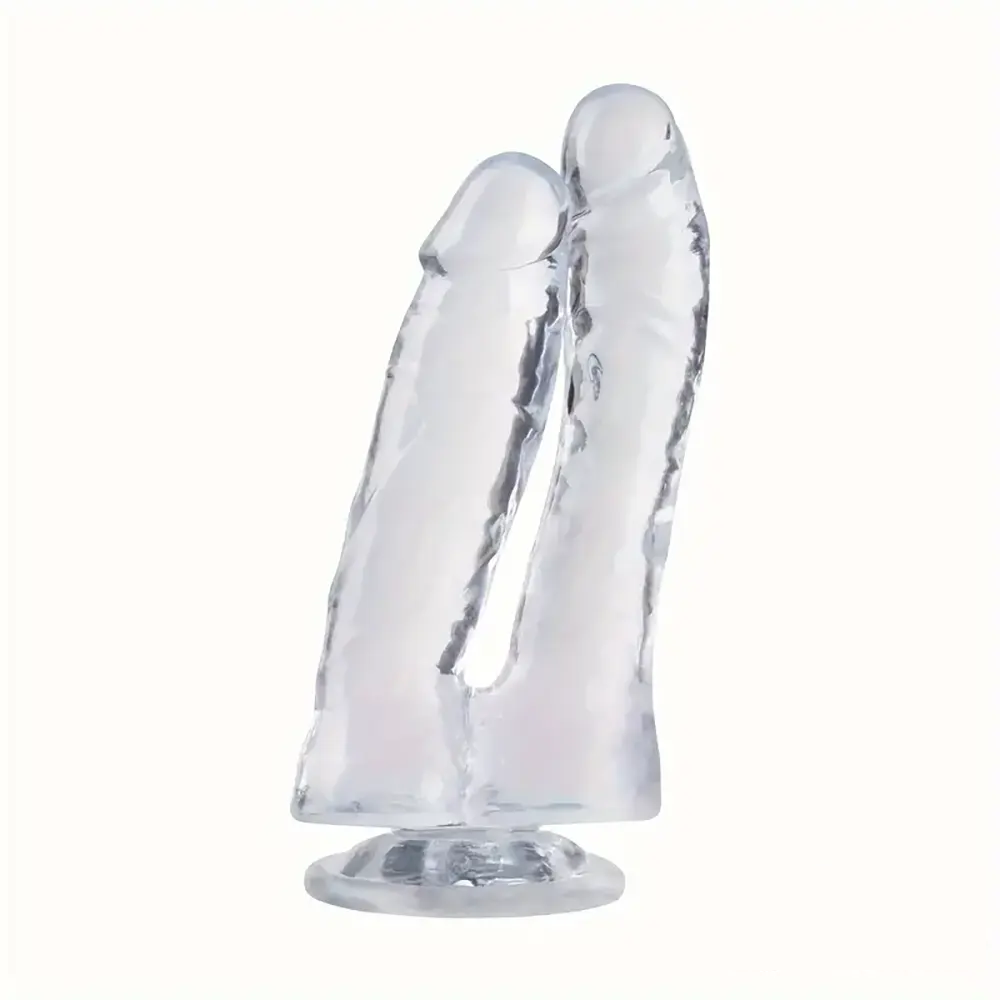 6.89in Lifelike Double Penetration Dildo For Anal Dilator With Sucker