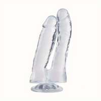 6.89in Lifelike Double Penetration Dildo For Anal Dilator With Sucker