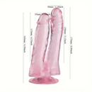 6.89in Lifelike Double Penetration Dildo For Anal Dilator With Sucker