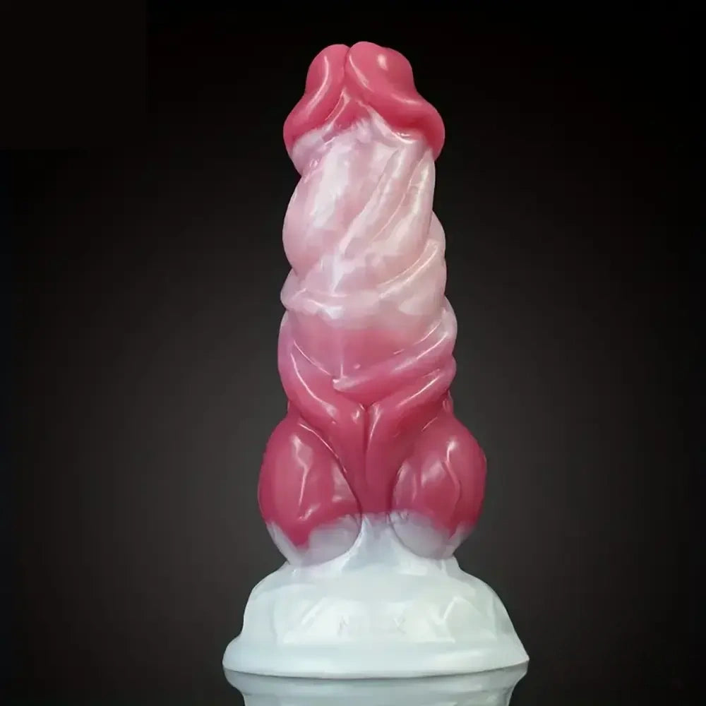 6.89in Liquid Silicone Monster Fantasy Dildo For Couples Solo Play