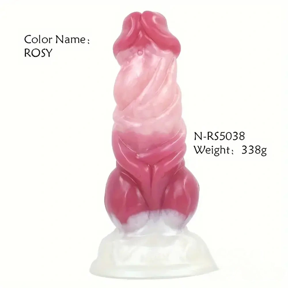 6.89in Liquid Silicone Monster Fantasy Dildo For Couples Solo Play