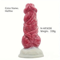 6.89in Liquid Silicone Monster Fantasy Dildo For Couples Solo Play