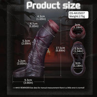 6.89in Platinum Silicone Soft Real Feeling Dildo Sleeve Stretchy Extension Toy