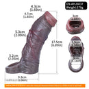 6.89in Platinum Silicone Soft Real Feeling Dildo Sleeve Stretchy Extension Toy