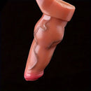 6.89in Realistic Dog Knot Penis Sleeve Soft Silicone Real Feeling Dildo