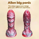 6.89in Thick Liquid Silicone Simulation Penis Fantasy Monster Creature Dildo