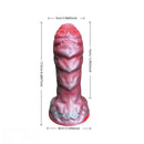 6.89in Thick Liquid Silicone Simulation Penis Fantasy Monster Creature Dildo