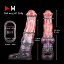 6.92in 8.34in 10in Horse Knot Silicone Dildo Sleeve Sexual Wellness Toy