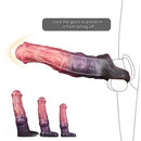 6.92in 8.34in 10in Horse Knot Silicone Dildo Sleeve Sexual Wellness Toy