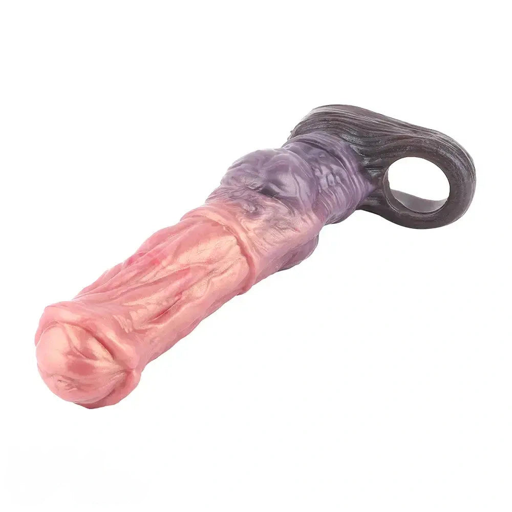 6.92in 8.34in 10in Horse Knot Silicone Dildo Sleeve Sexual Wellness Toy