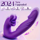 6.92in Dual Heads Automatic Thrusting Lucking Sucking Vibrating Dildo