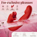 6.92in Dual Heads Automatic Thrusting Lucking Sucking Vibrating Dildo