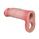 6.93in Soft Lifelike Cock Sleeve Dildo For Couples Gay Sex Using Time