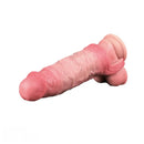 6.93in Soft Lifelike Cock Sleeve Dildo For Couples Gay Sex Using Time