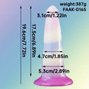 6.97in-8.66in Liquid Silicone Monster Fantasy Doft Anal Plug Dildo