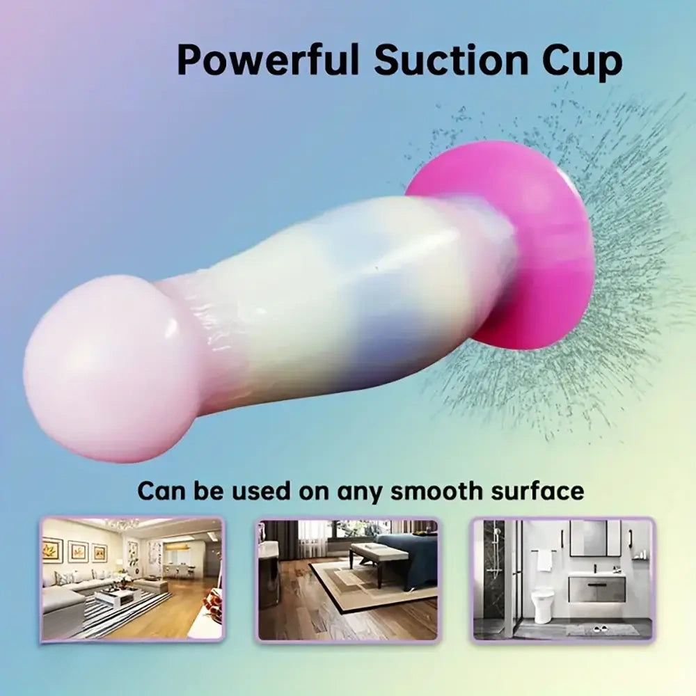 6.97in-8.66in Liquid Silicone Monster Fantasy Doft Anal Plug Dildo