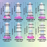6.97in-8.66in Liquid Silicone Monster Fantasy Doft Anal Plug Dildo