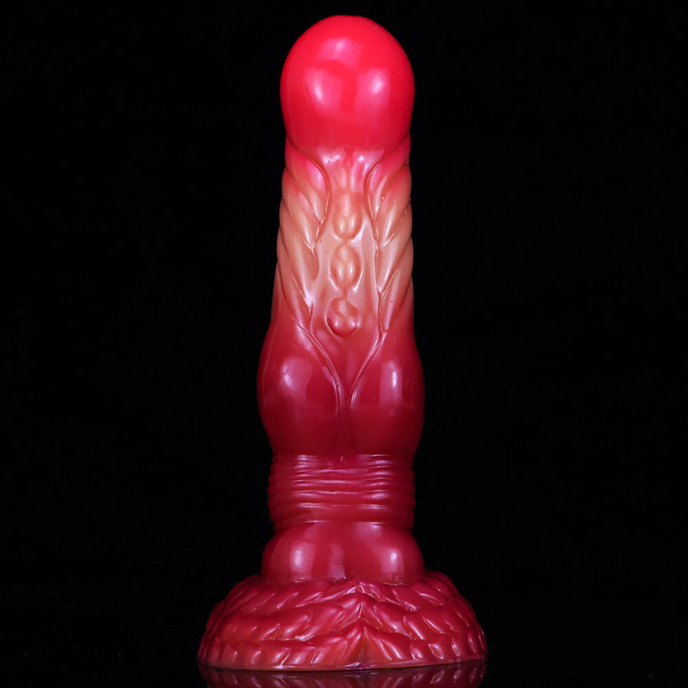 6.97in Flexible Silicone Fantasy Odd Dildo Animal Male Sex Toy