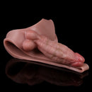 6.97in Hollow Penis Dildo Sleeve Silicone Soft Pants For Men Women Sex
