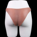 6.97in Hollow Penis Dildo Sleeve Silicone Soft Pants For Men Women Sex