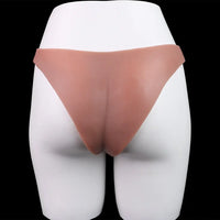 6.97in Hollow Penis Dildo Sleeve Silicone Soft Pants For Men Women Sex