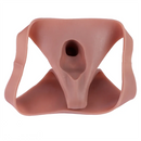 6.97in Hollow Penis Dildo Sleeve Silicone Soft Pants For Men Women Sex