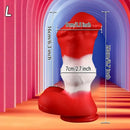 6.9in 7.9in 8.7in Silicone Soft Horse Knot Fantasy Animal Cock Dildo