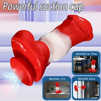 6.9in 7.9in 8.7in Silicone Soft Horse Knot Fantasy Animal Cock Dildo