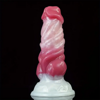 6.9in-9.1in Monster Fantasy Silicone Odd Soft Dildo For Women