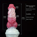 6.9in-9.1in Monster Fantasy Silicone Odd Soft Dildo For Women