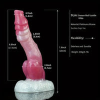 6.9in-9.1in Monster Fantasy Silicone Odd Soft Dildo For Women