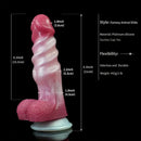 6.9in-9.1in Monster Fantasy Silicone Odd Soft Dildo For Women