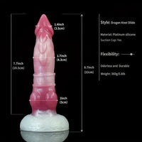 6.9in-9.1in Monster Fantasy Silicone Odd Soft Dildo For Women