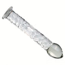 6.9in Clear Real Glass Crystal Dildo For G-Spot Vaginal Sex Stimulation