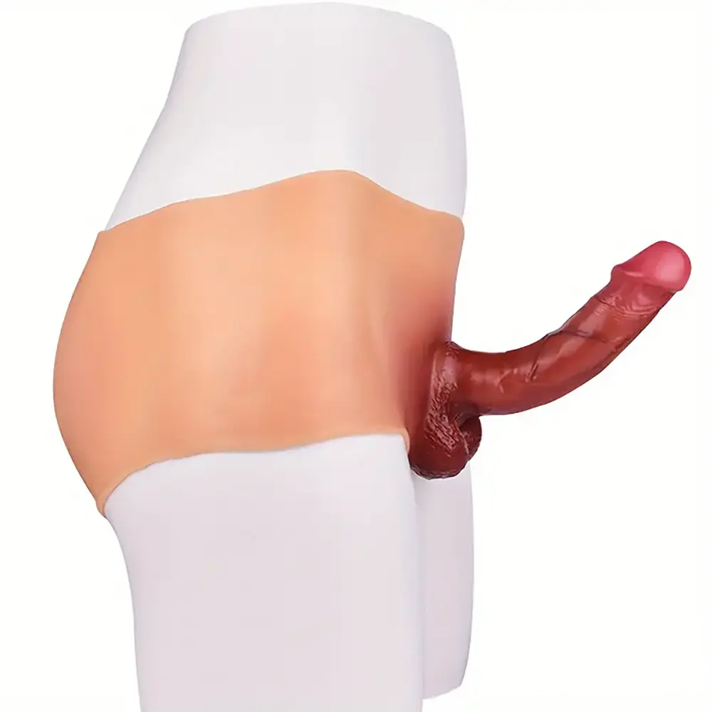 6.9in Wearable Silicone Soft Dildo Panty For Women Gay Role-playing