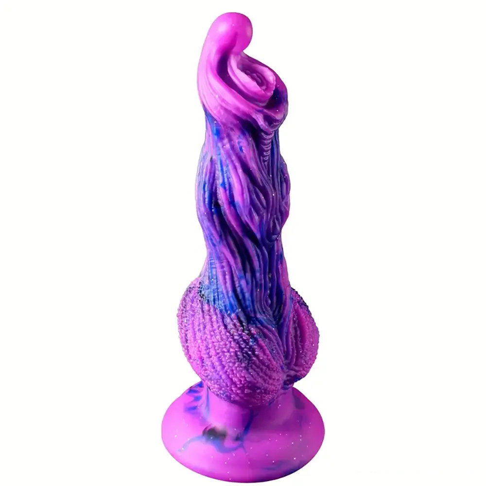9.8in Fantasy Animal Soft Silicone Dog Monster Dildo For Couples Play