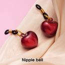 BDSM Heart - Shaped Nipple Clamps Bells
