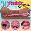 1.41Lbs 3-in-1 Pocket Pussy Realistic Mouth Vagina and Tight ass Male Penis Stroker