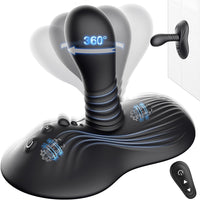 Riding Style 9 Rotation Dildos Prostate Massager