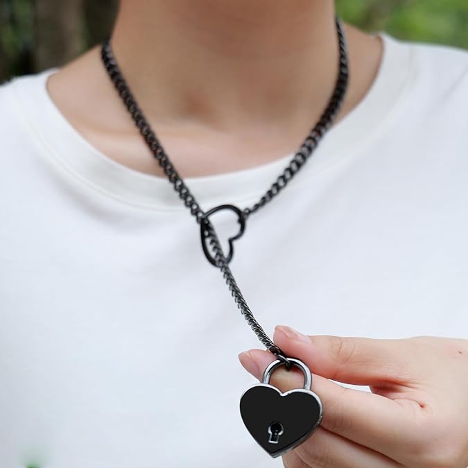 Herz-O-Ring-Schloss und Schlüssel-Schlupfkette