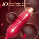 Rose Romeo Dual Tongue Rose Adult Toys Vibrators 10 Licking Thrust
