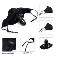 SM Mask Dildo Ball Mask Gag