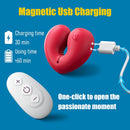 Heart-shaped Vibrating Nipple Clamps