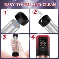 3 In 1 Penis Enlarger Extender Pump Male Masturbator