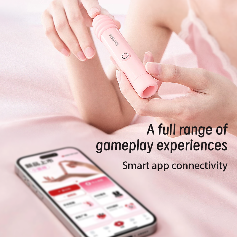 KISSTOY Honey Stick Dual-End Suction & Vibration Mini Wand